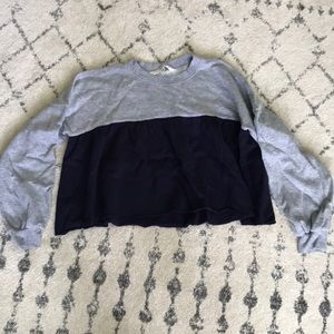 Crop top sweatshirt